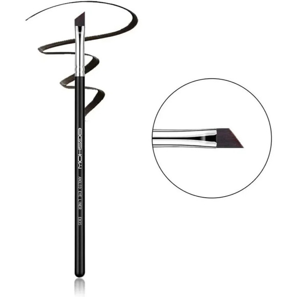 Eyeliner Brush Fine Angled - PRO Precision Eye Liner Makeup  Brush (E835 2piece) - Picture 2 of 9